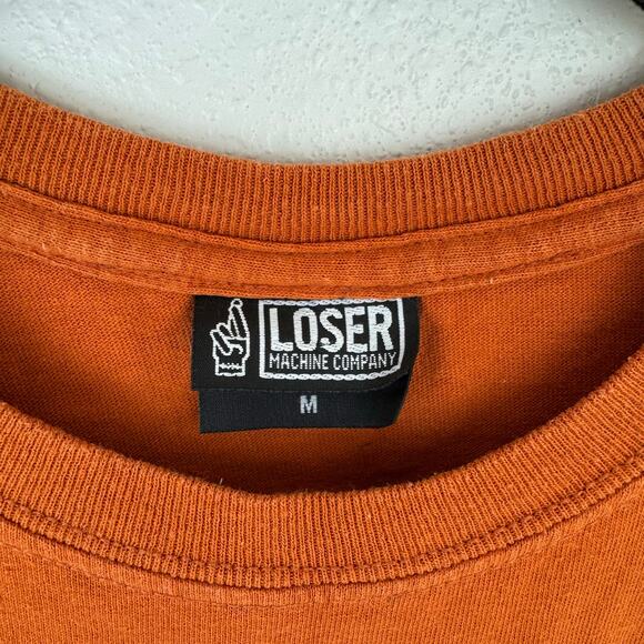 Loser Machine Company Skate Destroy the Future Burnt Orange Tee Shirt Sz M - Picture 6 of 6